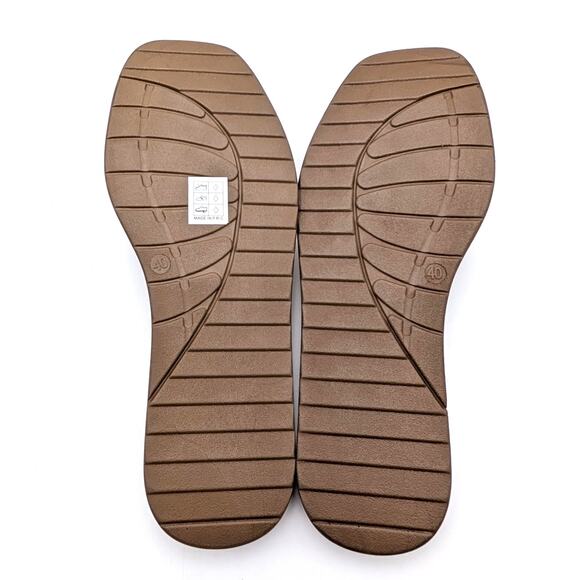 London Rag Zosaya Faux Zipper Detail Slide Sandal Women's White Size US9 EU40 - Picture 8 of 9